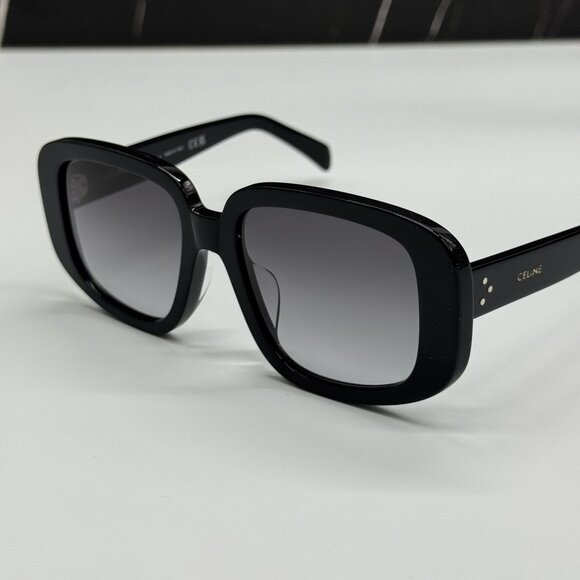 NEW CELINE CL40299U 01B BLACK GRAY WOMEN SUNGLASSES CELINE - Picture 9 of 10